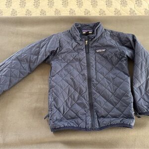 Patagonia Nano Puff Kids Quilted Puffer Jacket - Dark Blue